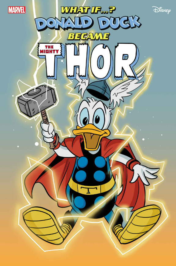marvel and disney thor donald duck