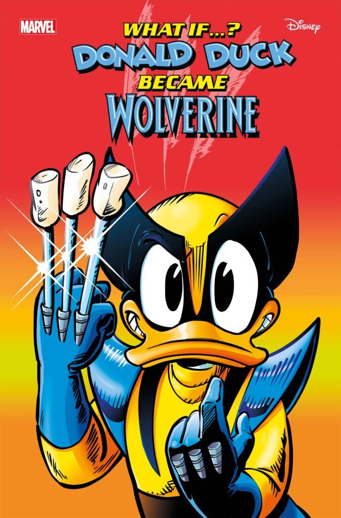marvel and disney wolverine donald duck