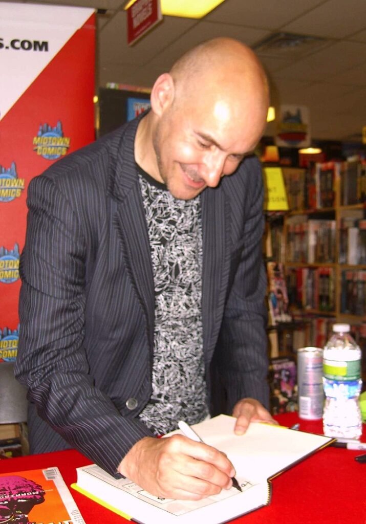 Grant Morrison Signing