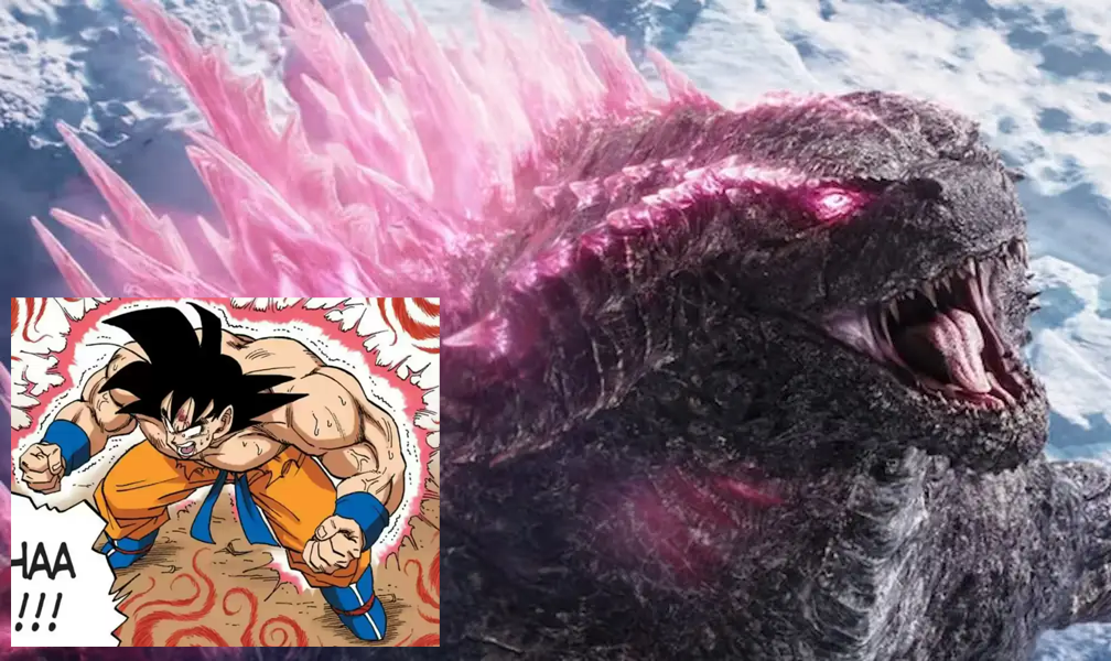 Goku’s Hand in Inspiring Pink Godzilla