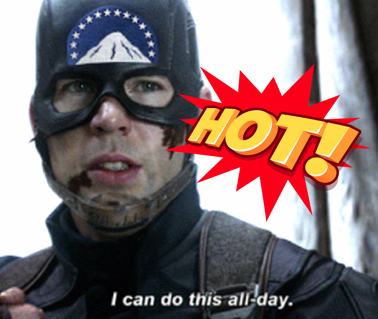 I can do this all day