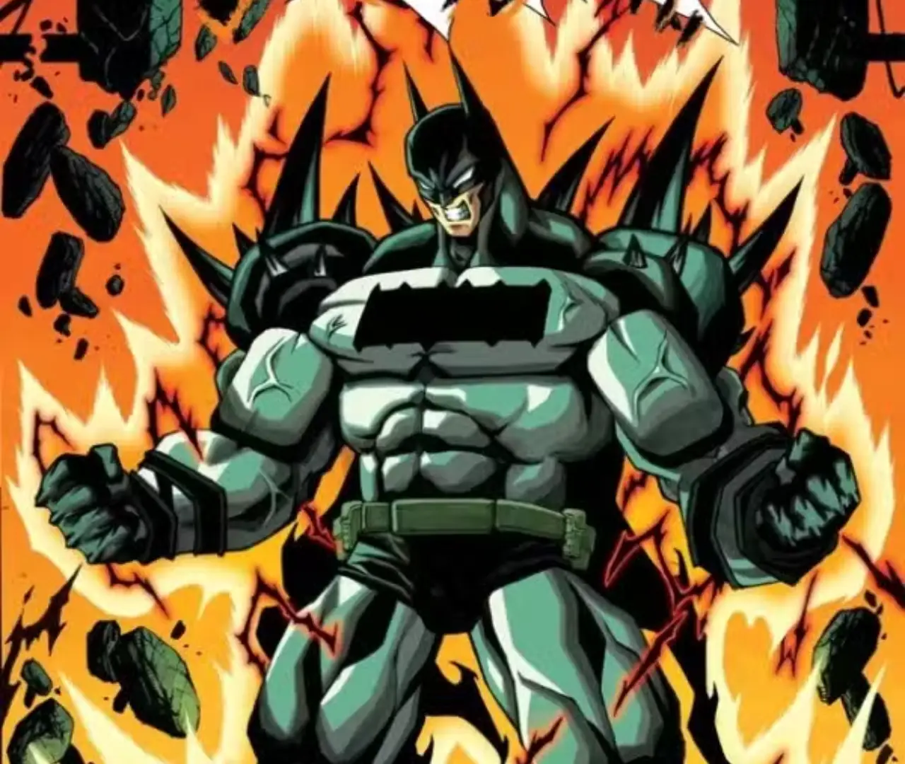 Batman goes Saiyan