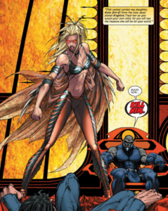 Kara under Darkseid's influence Kara under Darkseid's influence